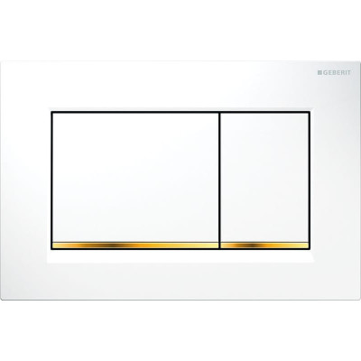 Смывная клавиша GEBERIT SIGMA 30 115.883.KK.1 белый золото