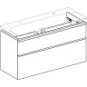 Тумба для комплекта GEBERIT SMYLE SQUARE 500.355.JK.1 118 см темно-серый