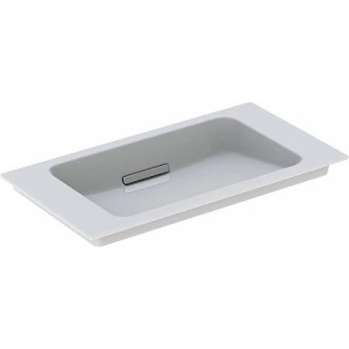 Встраиваемая раковина GEBERIT ONE 500.391.01.1 75 см заслонка глянцевый хром